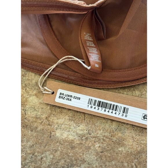 Skims Ultra Fine Mesh Strapless Bra Bronze Size 36A - Picture 9 of 9